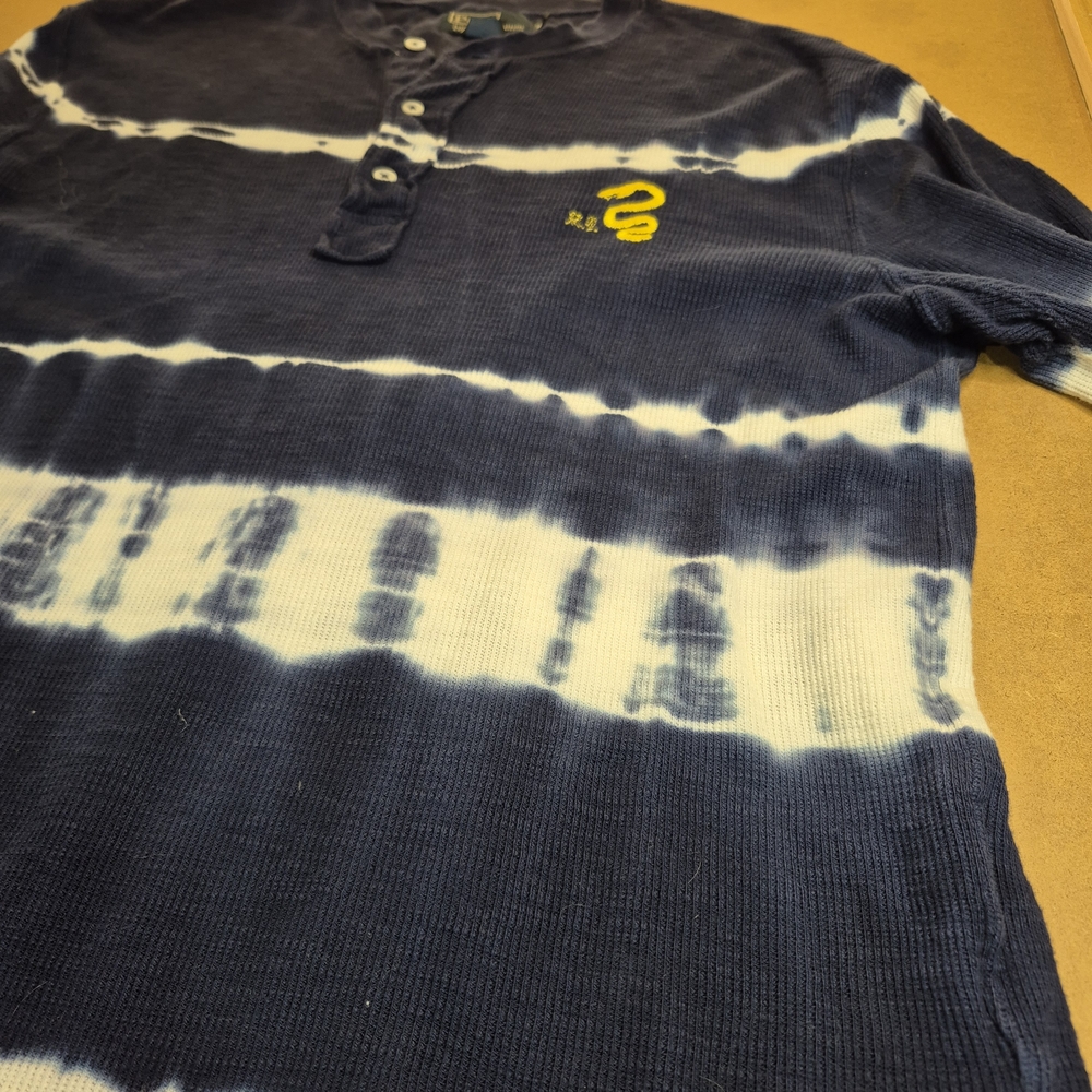 Polo by Ralph Lauren Blue and White Men's Shirt - Rare Find! 1235/375 - Picture 9 of 10